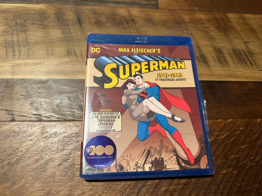 Superman 1941-1943 (17) Theatrical Shorts Blu ray-Max Fleischer-NEW/Sealed-