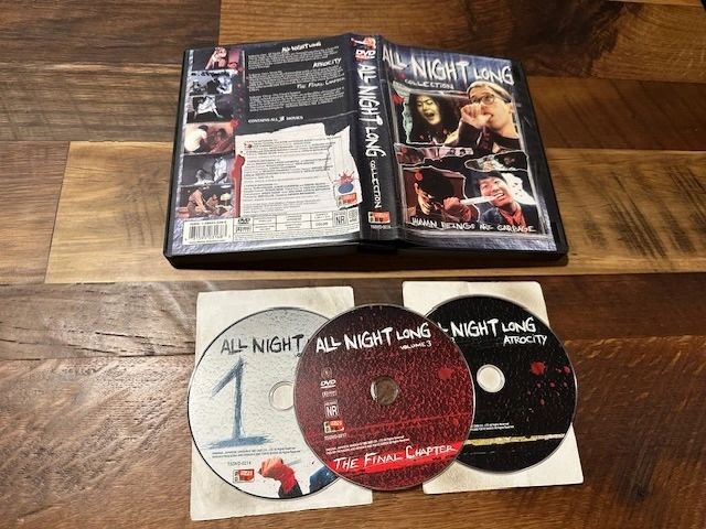 All Night Long Collection DVD - Tokyo Shock - 3 Disc - Disturbing Horror