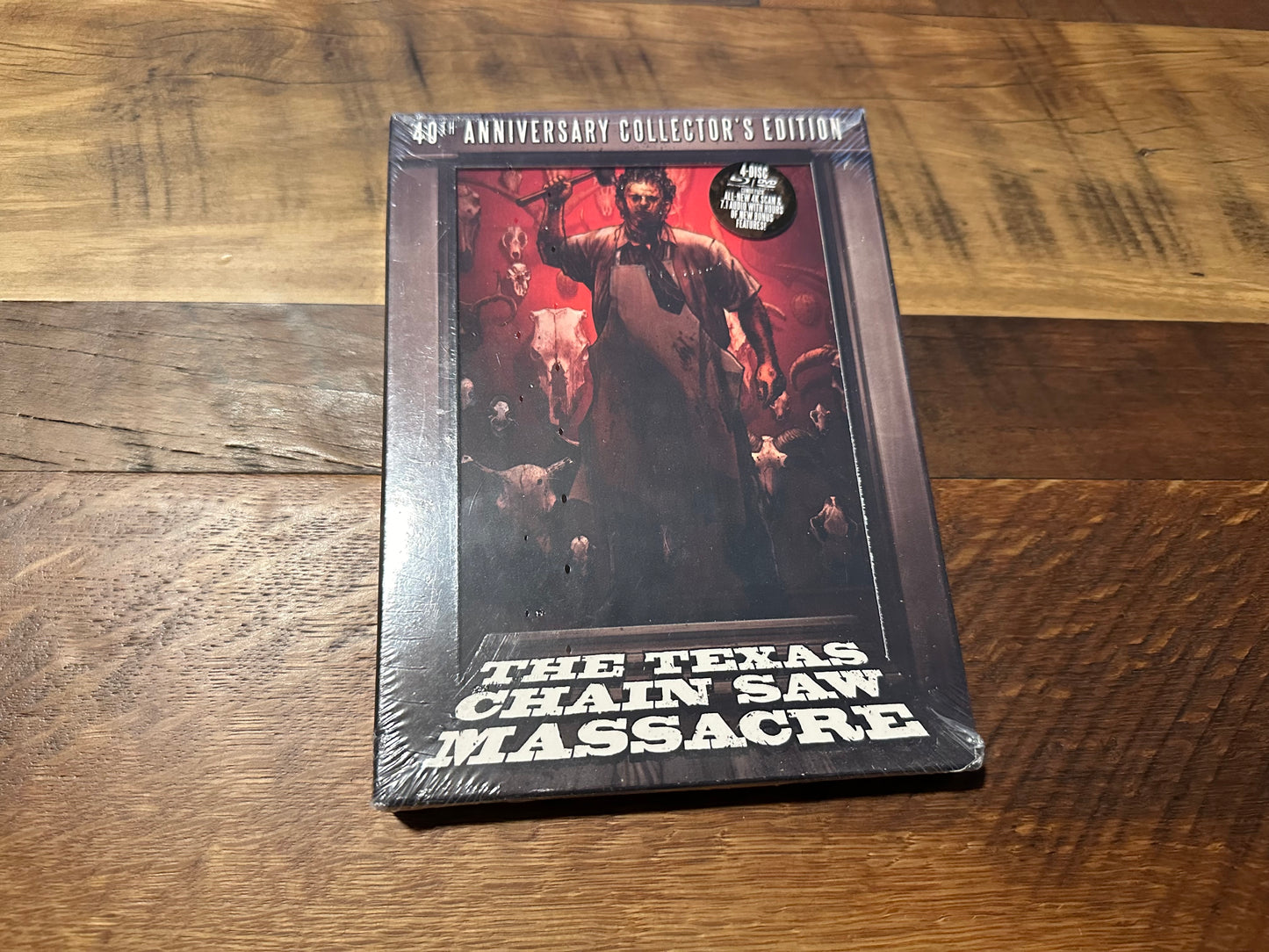 The Texas Chain Saw Massacre Blu ray-40th Anniversary Collector’s Edition-NEW