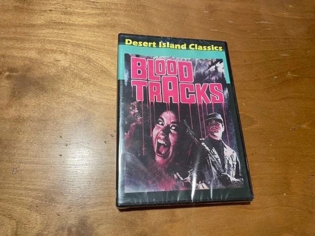 Blood Tracks DVD-R - Desert Island Classics - 80's Horror - MOD - Sealed/NEW