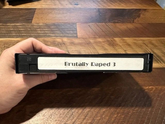 Brutally R - ped 3 VHS - Obscure - Very Rare