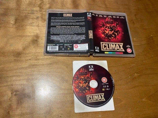 Climax Blu ray - Arrow Video - Special Edition - Gaspar Noe - Region B/Pal