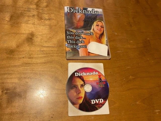 Dicknado DVD - Signed - Bill Zebub Production - Rare Explicit Cover - OOP