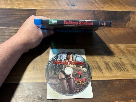 Dickless Zombies Blu ray - Bill Zebub Production - Rare Cover - Signed