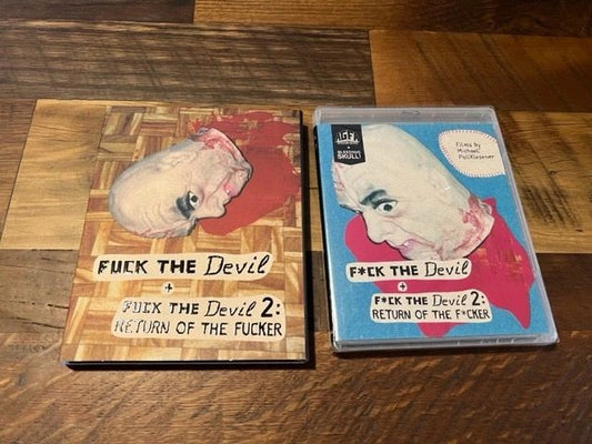 Fuck the Devil 1 & 2 Blu ray - Vinegar Syndrome Partner Label - Slipcover - NEW/Sealed