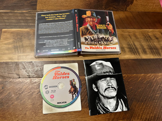 The Valdez Horses Blu ray-Indicator-Region B-Limited Ed-Booklet-