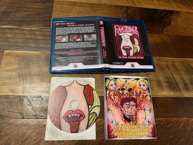 Fangboner Blu ray - Rock Bottom Video - The Final Sucking Edition - Signed