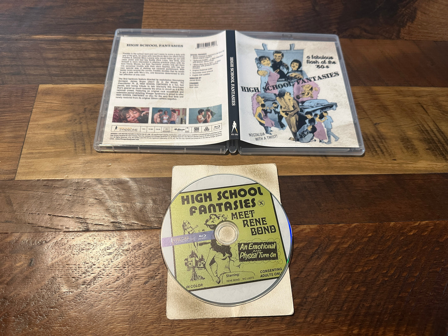 High School Fantasies (Blu ray, Vinegar Syndrome, 70's Classic, OOP)