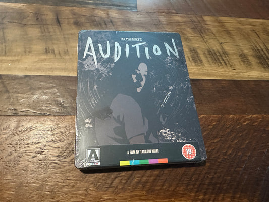 Audition (Blu ray/DVD, Arrow Video, Steelbook, 2 Disc, Region B, NEW)