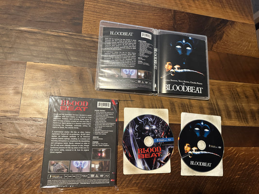 Blood Beat Blu ray*Vinegar Syndrome*Rare Original Slipcover*Restored 4K*