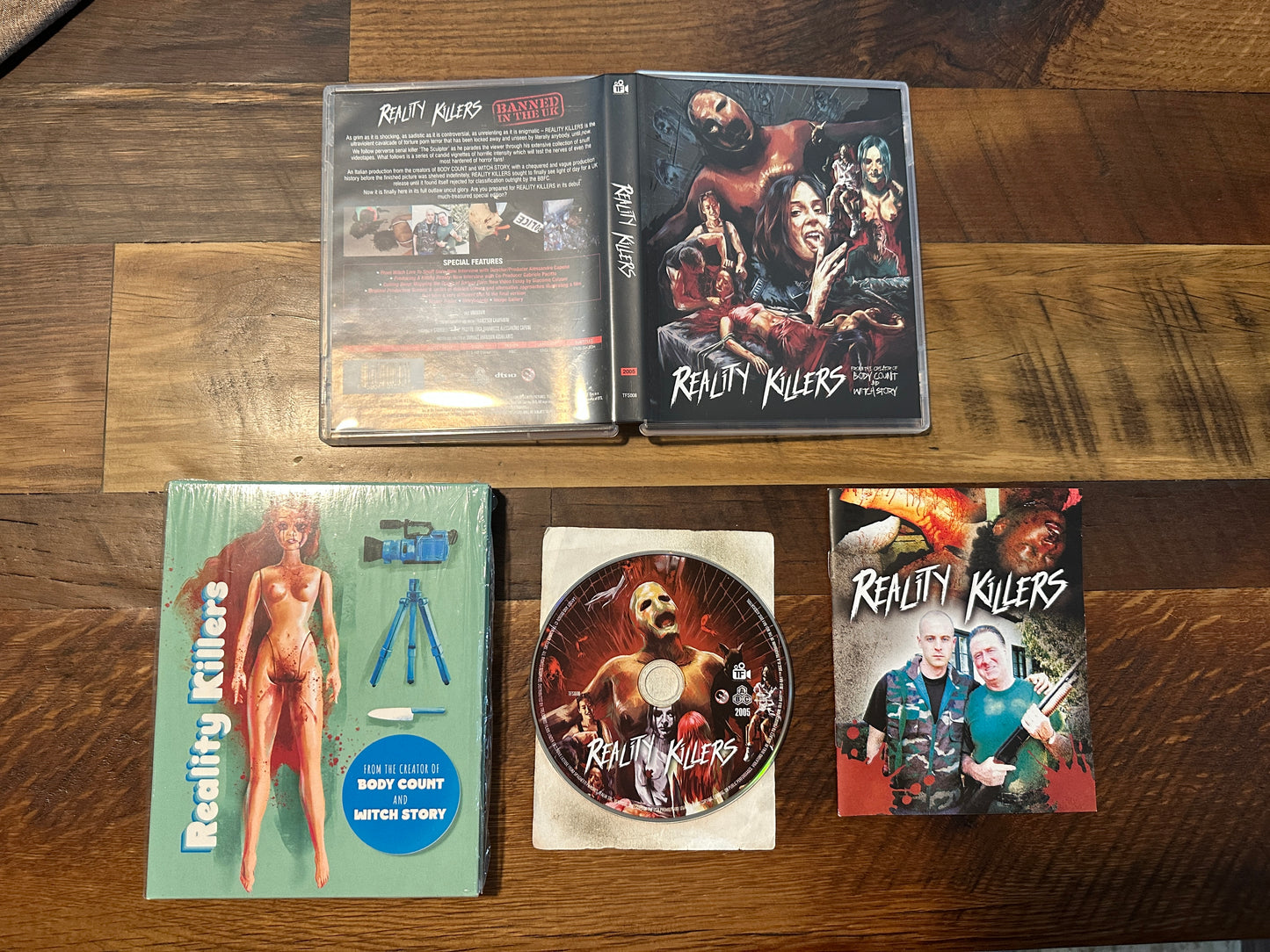 Reality Killers (Blu ray, Treasured Films, Slipcase, Banned in The UK)