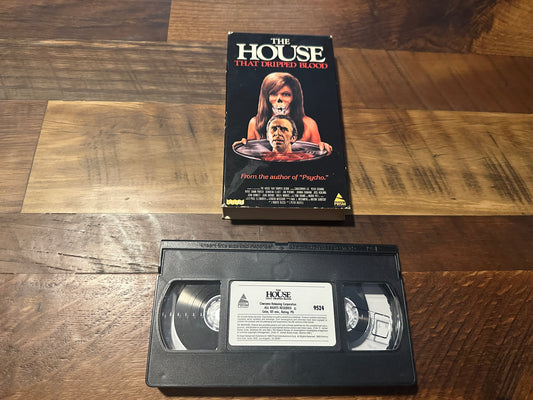 The House That Dripped Blood VHS-Prism Entertainment-Slipcase-