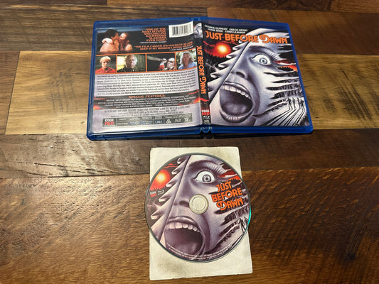 Just Before Dawn Blu ray-Code Red-80’s Horror Classic-Rare-OOP-