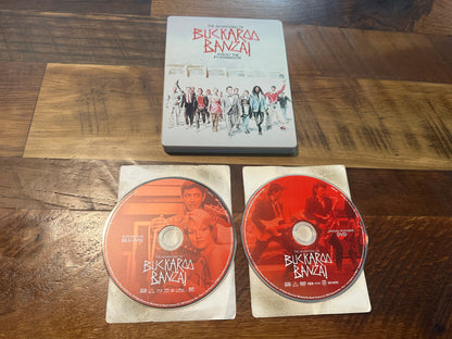 The Adventures of Buckroo Banza Blu ray/DVD, Steelbook, Shout Factory)