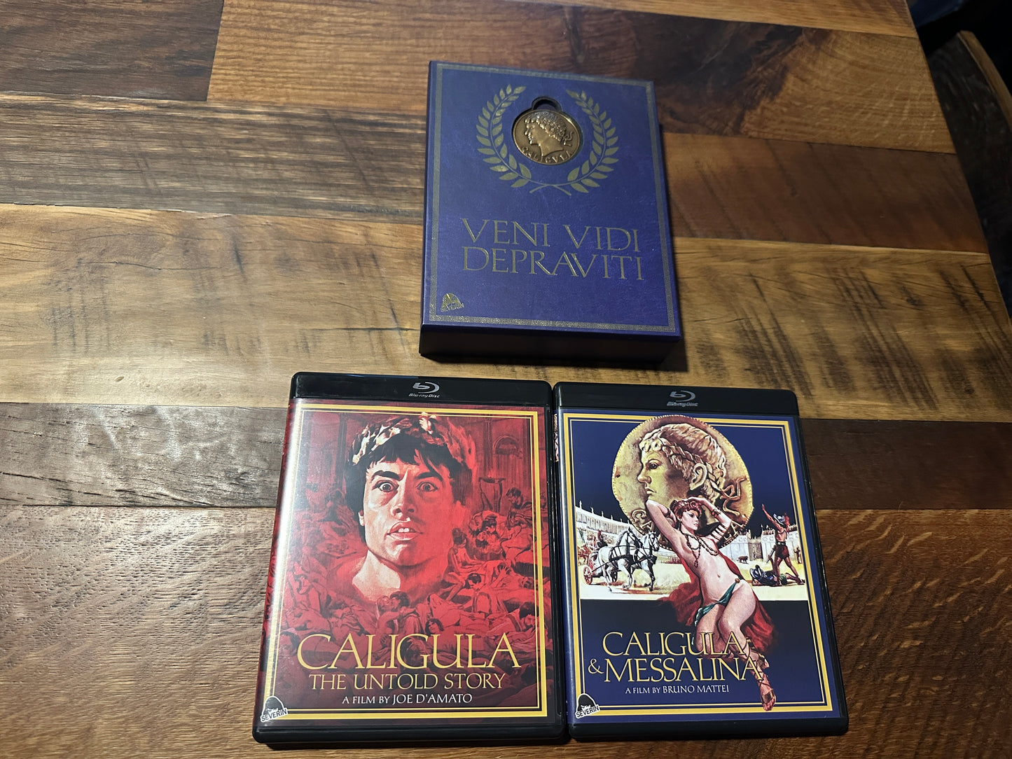 Caligula & Messalina/ Caligula The Untold Story (Blu ray Boxset, Severin Films, With Coin)