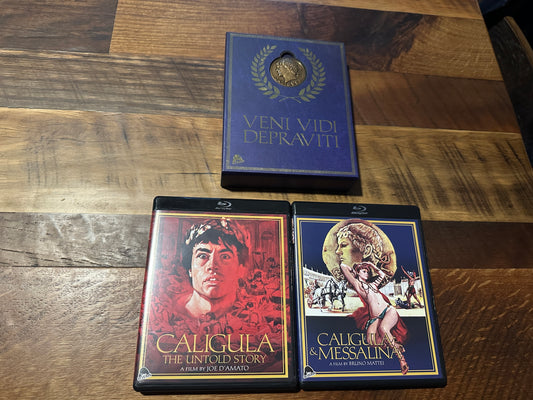 Caligula & Messalina/ Caligula The Untold Story (Blu ray Boxset, Severin Films, With Coin)