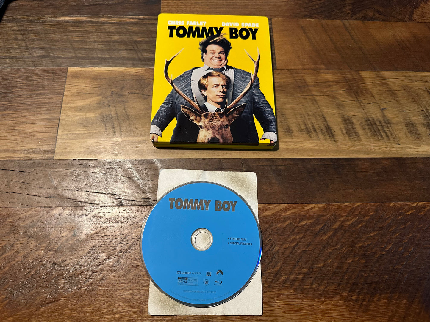 Tommy Boy Blu ray-Paramount-Steelbook-Chris Farley Classic-