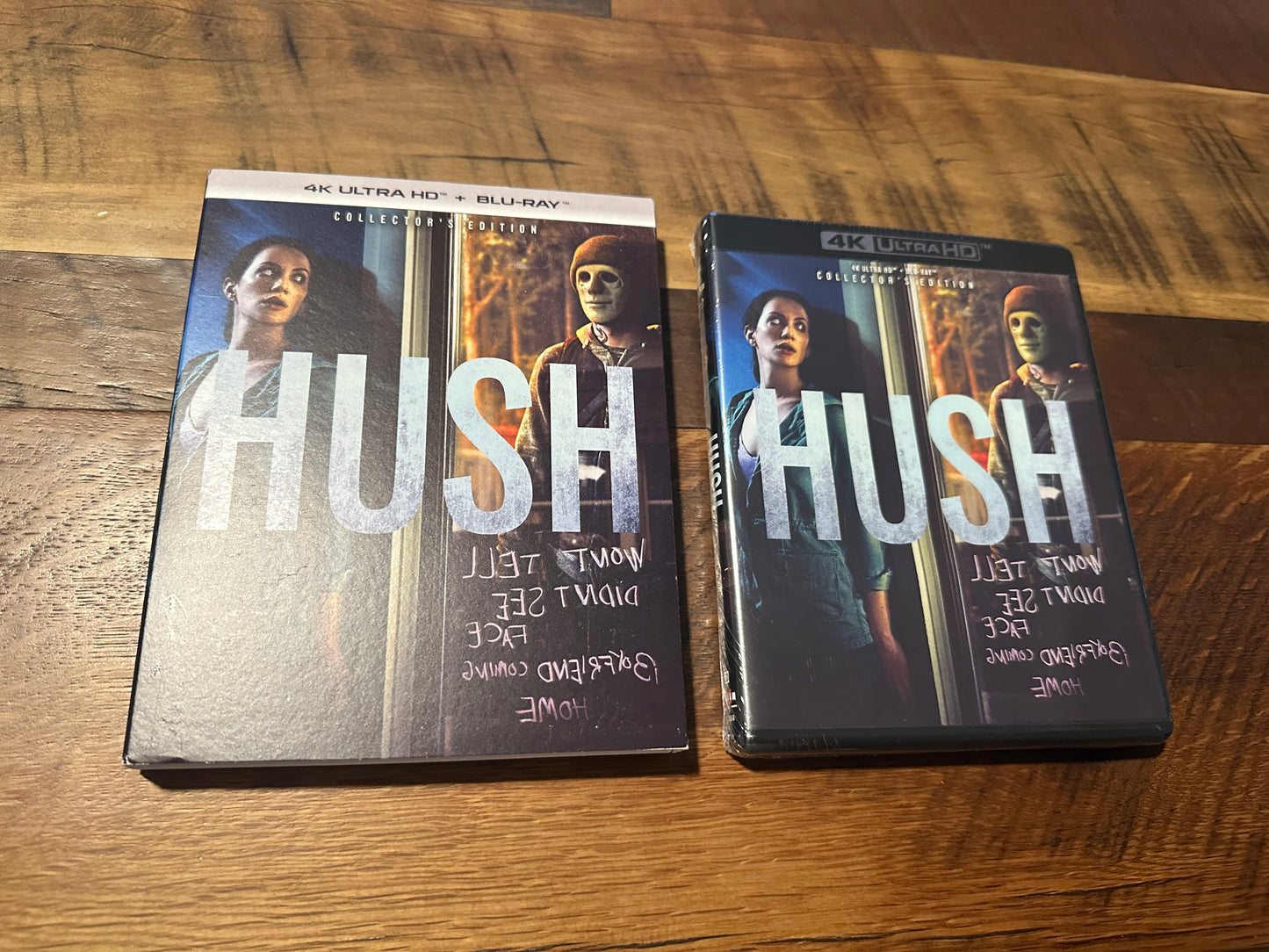 Hush 4K Ultra HD/Blu ray-Scream Factory-Collector’s Ed-Slipcover-NEW