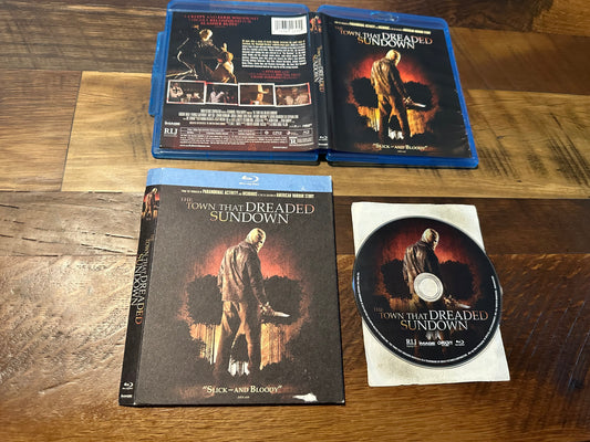 The Town that Dreaded Sundown 2014 Blu ray-RLJ Entertainment-Rare Slipcover