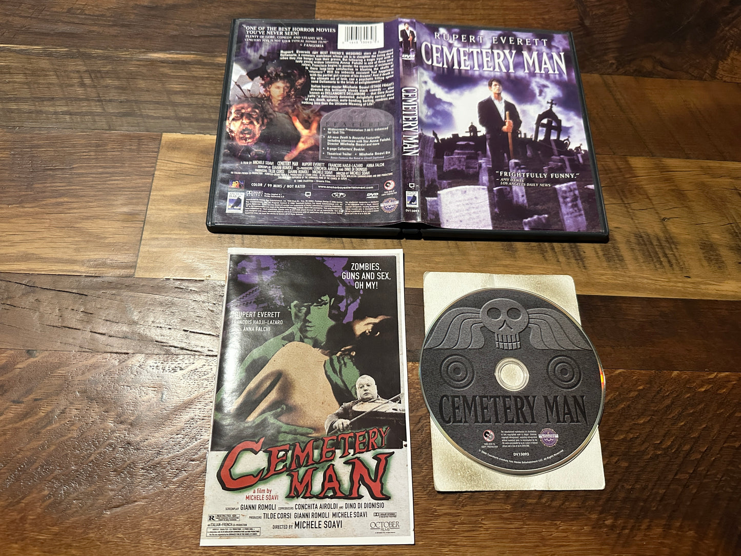 Cemetery Man (DVD, Anchor Bay, 90’s Classic Horror, Widescreen)