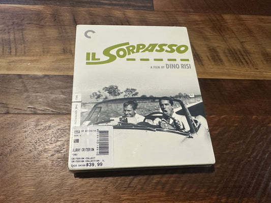 IL Sorpasso Blu ray/DVD-Criterion Collection-Special Edition-60’s Classic-NEW