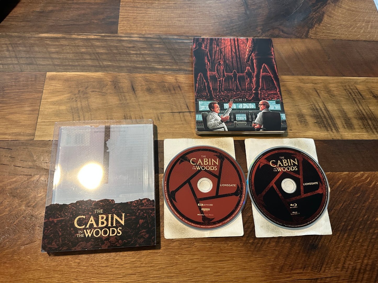 The Cabin In The Woods (4K Ultra HD/Blu ray, Slip, DENTS, Steelbook, No Digital)