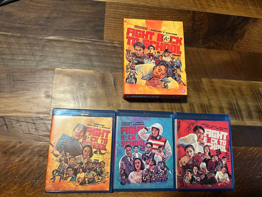 Fight Back To School Trilogy (Blu ray, 88 Films, Region B, Boxset, Limited Ed)
