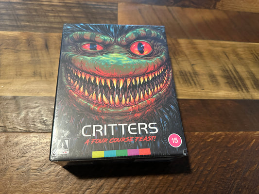 Critters A Four Course Feast! (Blu ray, Arrow Video, Region B, Limited Ed, NEW)