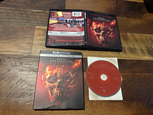 Final Destination Bloodlines 4K Ultra HD-Warner Bros-Slipcover-No Digital