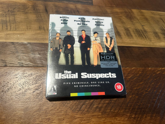 The Usual Suspects (4K Ultra HD, Slipcover, Arrow Video, NEW/Sealed)