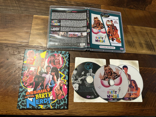 Assault of the Party Nerds 1 & 2 Blu ray-Culture Shock-Slipcover-Classics