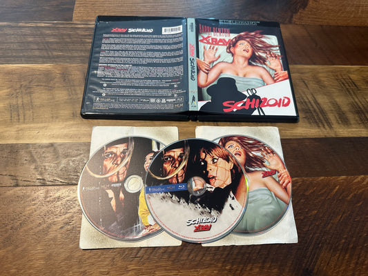 Schizoid & X-Ray 4k Ultra HD/Blu ray*Vinegar Syndrome*3 Disc*