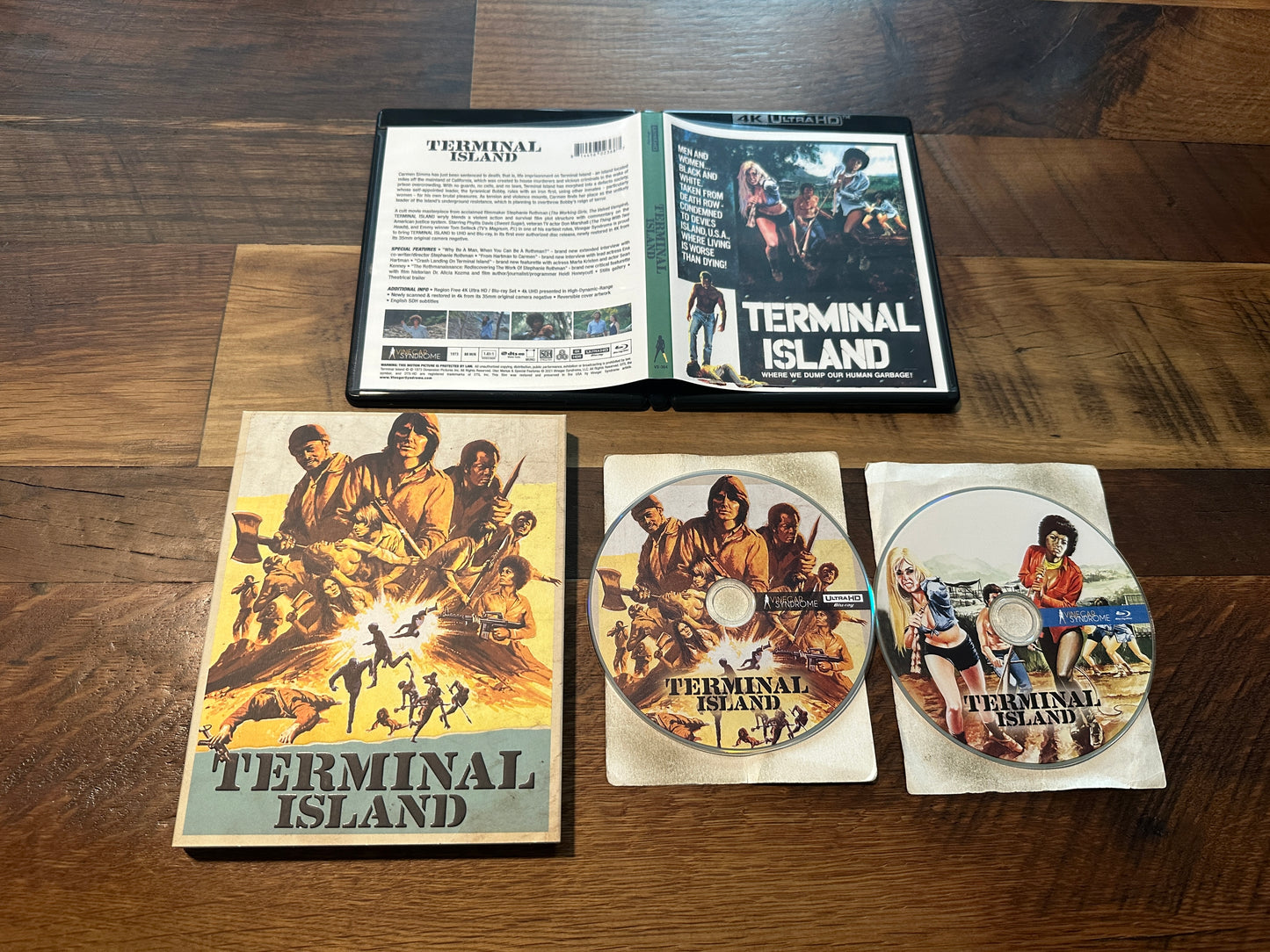 Terminal Island 4K Ultra HD-Vinegar Syndrome-Slipcover-70’s