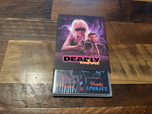Deadly Embrace & Murder Weapon (Blu ray, Vinegar Syndrome, OG Slip, NEW)