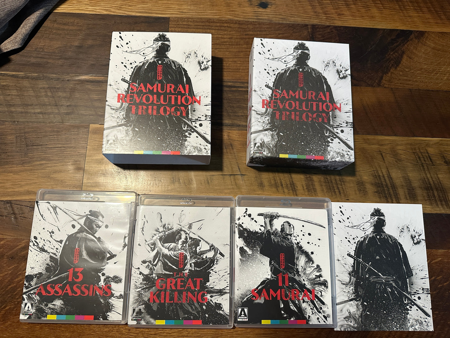 Samurai Revolution Trilogy (Blu ray, Arrow Video, Limited Edition, Slip)