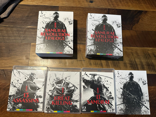 Samurai Revolution Trilogy (Blu ray, Arrow Video, Limited Edition, Slip)