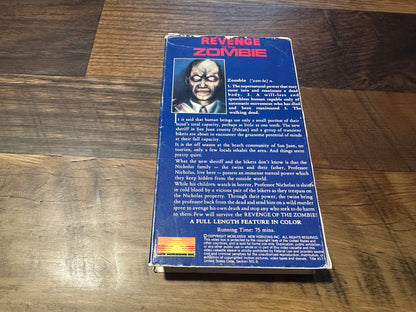 Revenge Of The Zombie 1981 VHS-New Horizons Inc.-80’s Classic Horror-