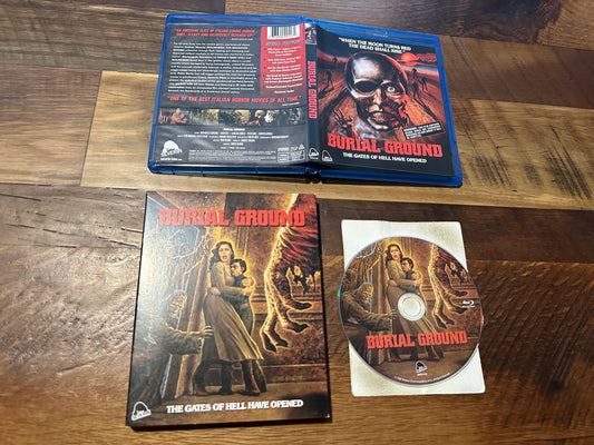 Burial Ground Blu ray-Severin Films-80’s Horror-Slipcover-Widescreen