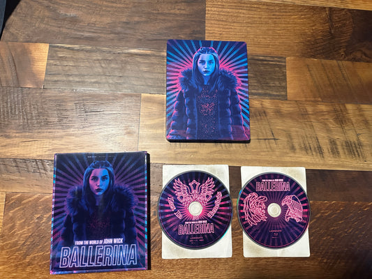 Ballerina 4K Ultra HD/Blu raySteelbook-Lenticular Slipcover-No Digital