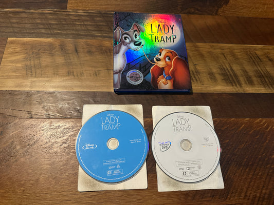 Lady And the Tramp (Blu ray/DVD, Disney, Target Digibook Exclusive, No Digital)