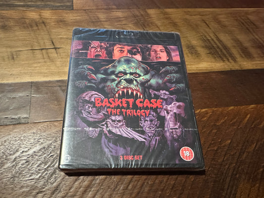 Basket Case Trilogy (Blu ray, Second Sight Films, Region Free, NEW)
