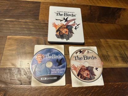The Birds (4K Ultra HD/Blu ray, Universal, Steelbook, Limited Ed, No Digital)