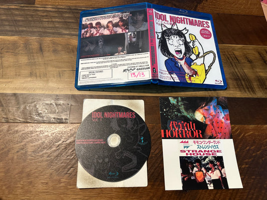 Idol Nightmares Blu ray-2 Movie Release-Only 13 Made-Daikaniyama Wonderland Horror & Momoco Wonderland Strange House