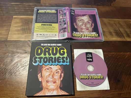The Scare Films Archives Volume 1 Drug Stories (Blu ray, Vinegar Syndrome, Slip)