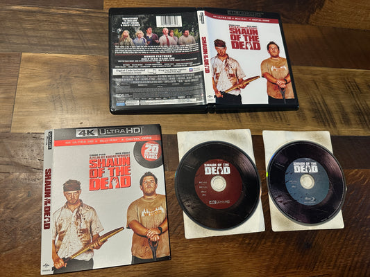 Shaun of the Dead 4k Ultra HD/Blu ray-Universal-OOP Slipcover-2 Disc-No Digital-