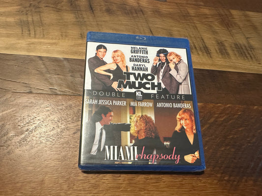 Two Much & Miami Phapsody Blu ray-Kino Lorber-Double Feature NEW