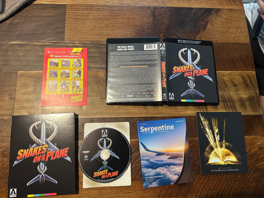 Snakes On A Plane (4K Ultra HD, Arrow Video, Slipcover, Limited Edition)