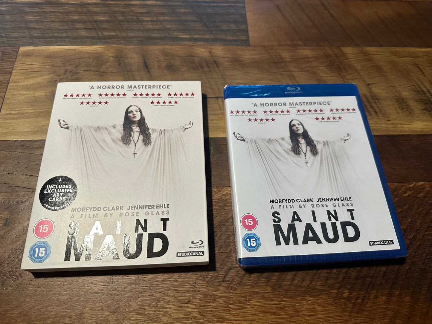 Saint Maud Blu ray-StudioCanal-Slipcover-Exclusive Art Cards-Region B-NEW