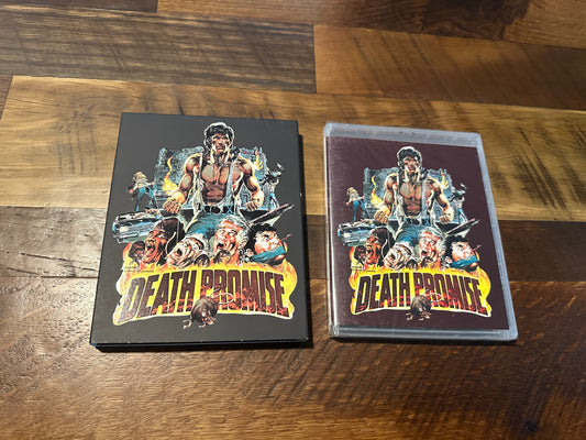 Death Promise (Blu ray, Vinegar Syndrome, 70’s Classic, Slipcover, NEW)