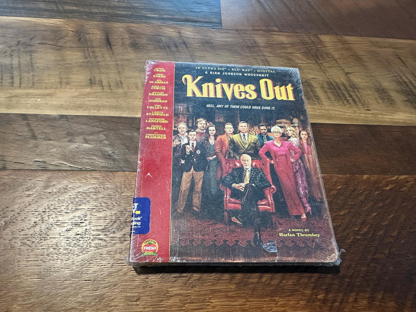 Knives Out (4K Ultra HD/Blu ray, Lionsgate, Slipcover, Steelbook, NEW)